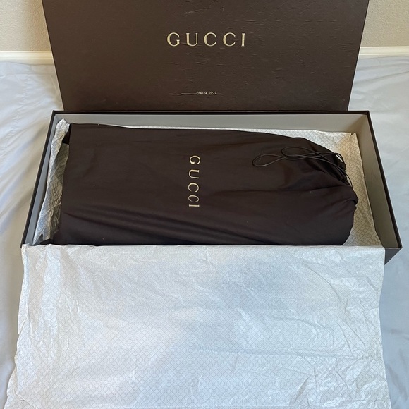GUCCI Over The Knee Black Leather Boots w/Box EUR 37 | US 6 | UK 4 | hardly worn - Picture 3 of 16